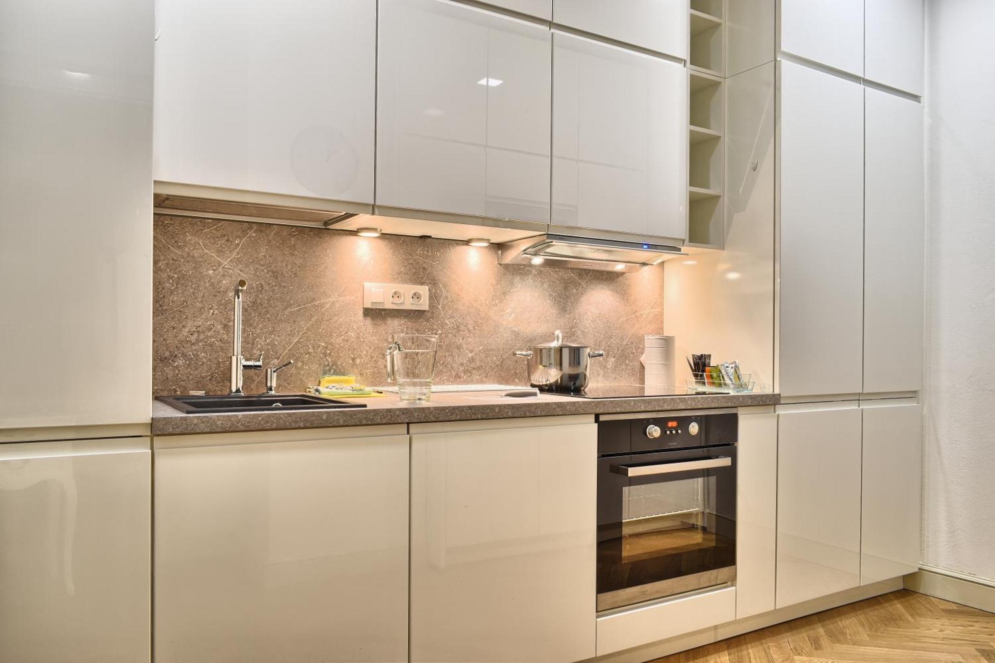 Milosrdnych Apartments Praga Habitación foto